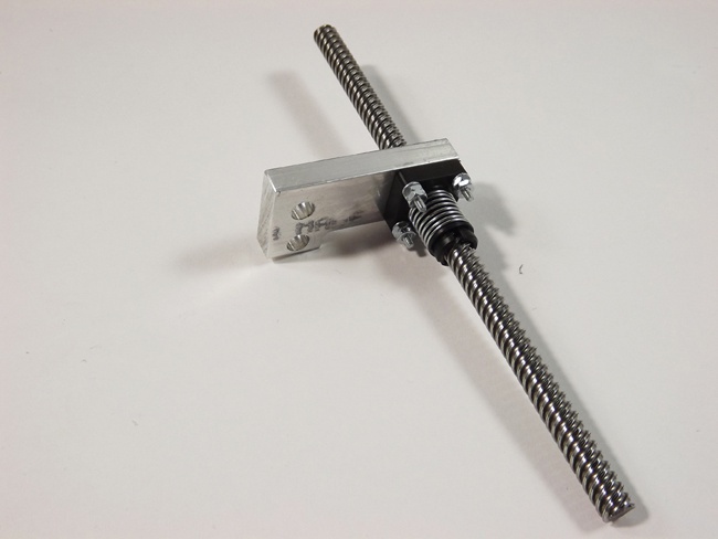 Z axis lead screw and anti-backlash nut